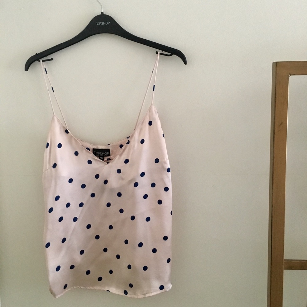 NWT Topshop Polka Dot Cami